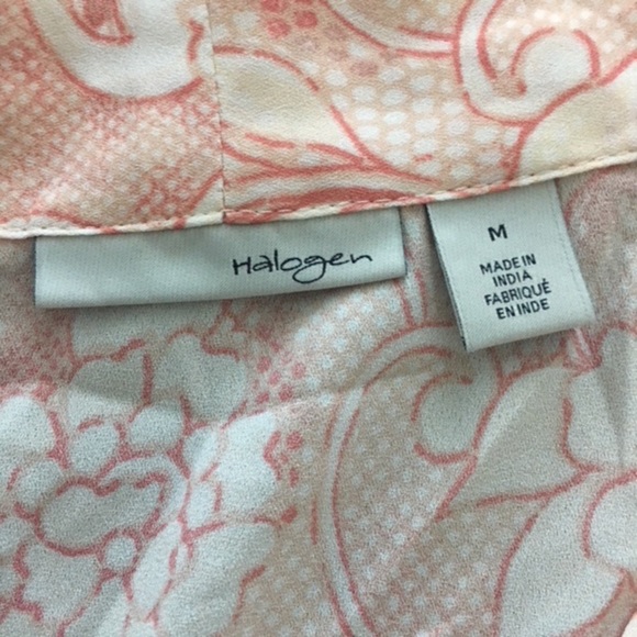 Halogen Pink & White Floral Blouse - Picture 4 of 6